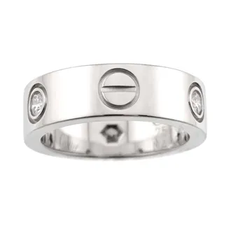 Cartier White Gold White Gold (18K) Band Ring (Pre-Owned)