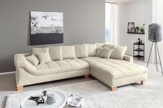 Mr. Couch Ecksofa »Bologna, L-Form, mit Kaltschaum« bis 140 kg pro Sitzplatz belastbar