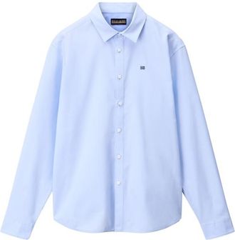 Napapijri G-Terra Oxford Hemd für Herren | blau