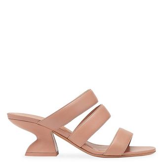 Ferragamo Steffie 55 Heeled Mules, Size 7 C