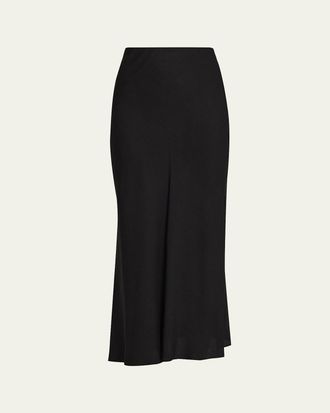 スカート BRUNELLO CUCINELLI WOOL LONG SKIRT Wool midi skirt in black - Brunello Cucinelli | Mytheresa