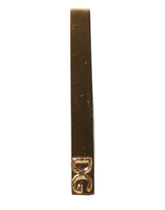 Dolce & Gabbana Logo-Embellished Brass Tie Clip - Gold