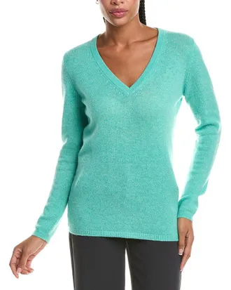N.Peal N. PEAL Gauzy V-Neck Sweater