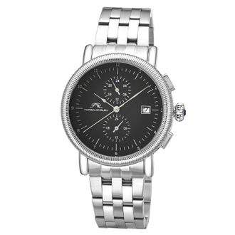 Porsamo Bleu Valor Chronograph Black Dial Mens Watch 1381DVAS
