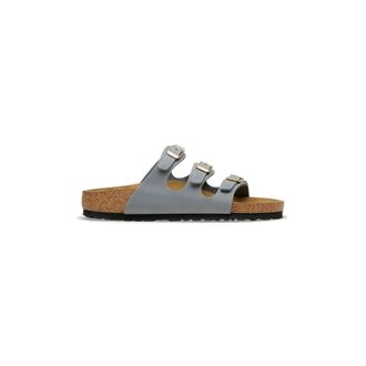 Birkenstock Dames, Schoenen, Grijs, Maat: 39 EU Leer