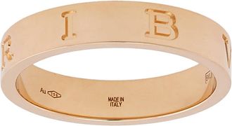 Bulgari B.Zero1 Essential 18 Kt Yellow Gold Band Ring, Size 55