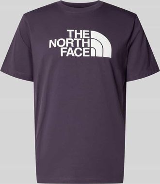The North Face Regular Fit T-Shirt mit Logo-Print Modell Evolution in Lila, Gr&ouml;&szlig;e XXL