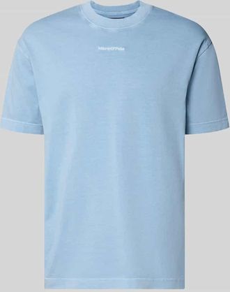 Marc O'Polo Relaxed Fit T-Shirt aus reiner Baumwolle in Hellblau, Gr&ouml;&szlig;e XXL