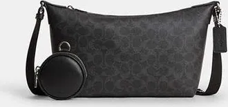 Coach Mens Small Finn Crossbody Bag With Pouch in Signature Canvas | PVC