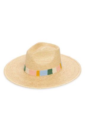 Sunshine Tienda Clara Palm Straw Sun Hat in Natural at Nordstrom, Size X-Small