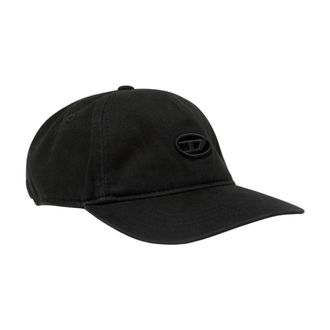 Diesel Zwarte Hoeden C-Bell-D - Heren - Petten - Zwart - S - Accessoires