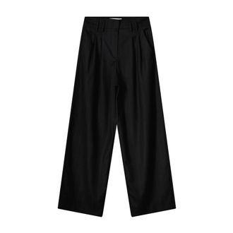 Raffaello Rossi Wijde broek - Dames - Broeken - Zwart - Maat: XS Zijde