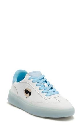 Karl Lagerfeld Sumava Sneaker in Bright White/Baltic Blue at Nordstrom Rack, Size 7.5