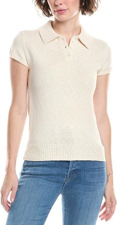 Theory Cap Sleeve Polo Top