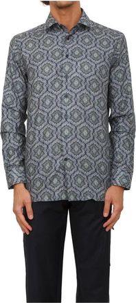 Etro Shirt Roma - Heren - Casual Overhemden - Veelkleurig - XL - Katoen - Overhemden