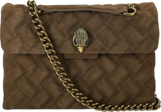 Kurt Geiger Kensington Schoudertas - Dames - Schoudertassen - Bruin - ONE Size - Leer - Tassen
