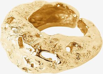 Paola Sighinolfi Dicker texturierter Ring Galia