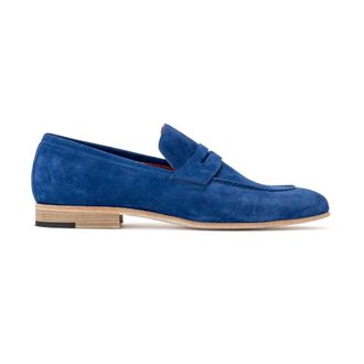 Alexander 1910 Schoenen, Heren, Blauw, 42 EU, Leer, Moccasin