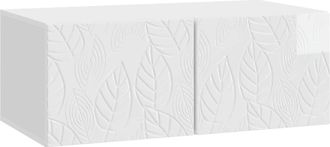 vidaXL Mueble De Tv De Pared 59,5 X 41 X 30 Cm Blanco Brillante Vidaxl