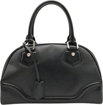 Louis Vuitton Pre-owned Borsa Bowling Montaigne in Pelle - - Pre-owned - Donna - Nero - ONE SIZE