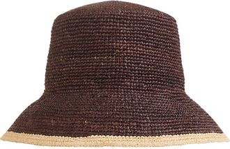 Vince Straw Bucket Hat in Brown at Nordstrom Rack