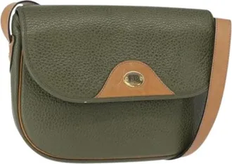 Dior Pre-owned Cross Body Bags, female, Green, Size: ONE SIZE Pre-owned Vintage Shoulder Bag