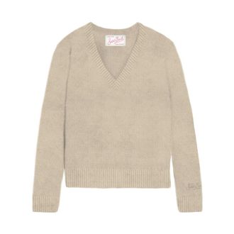 MC2 Saint Barth Donna, Maglie, Beige, M, new