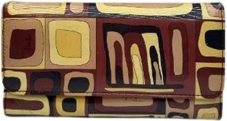 Emilio Pucci Pre-owned Wallets, female, Multicolor, Size: ONE SIZE Pre-owned Leather Wallet