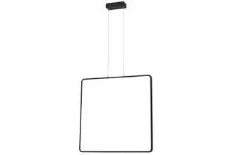 Reality Lampada A Sospensione Moderna Nera Quadrata 61cm Led 30w