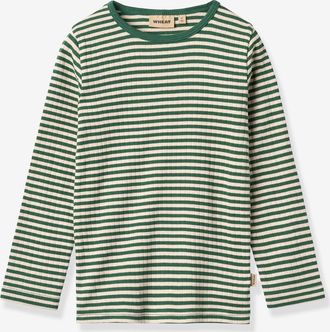 Wheat Rippshirt Streifen Jungen Wheat grün gestreift