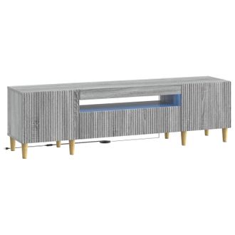 vidaXL Mueble De Tv Led Sonoma Gris Madera De Ingenier&iacute;a Vidaxl