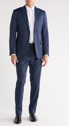 Scotch & Soda Classic Fit Birdseye Suit in Blue at Nordstrom Rack, Size 40 - R