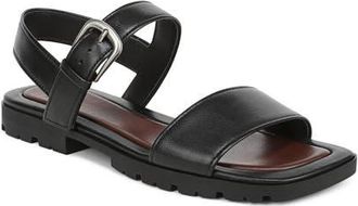 Vince Vega Ankle Strap Sandal in Black at Nordstrom, Size 6.5