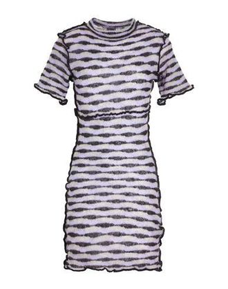 8 by YOOX MOHAIR BLEND KNIT SHORT SLEEVE DRESS
