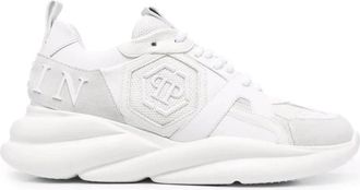Philipp Plein Runner Hurricane - Dames - Sneakers - Wit - 36 EU - Leer - Schoenen