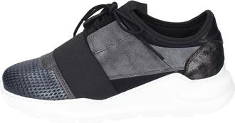 Stokton Sneakers, female, Black, Size: 7 US Leather Womens Sneakers
