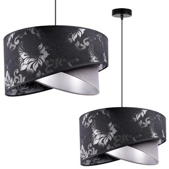 OEM L&aacute;mpara De Techo Colgante Glamour Negra