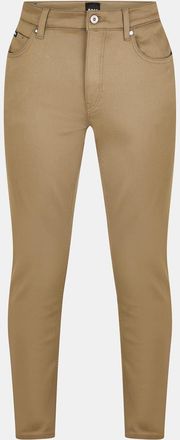 HUGO BOSS Mens Delaware Slim Fit Five Pocket Jeans in Open Green - Size 30W/32L