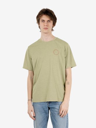 Patagonia Capilene Cool daily shirt spoke stencil gumtree green