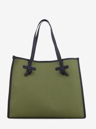 Gianni Chiarini Borsa Marcella in tessuto e pelle militare