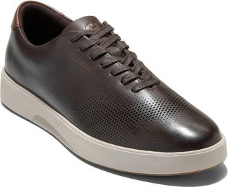 Cole Haan GrandPro CitySpectre Laser Perforated Sneaker in Dark Chocolate/chestnut at Nordstrom, Size 11.5
