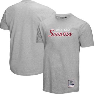 Mitchell & Ness Mens Mitchell & Ness Gray Oklahoma Sooners Elite Script T-Shirt at Nordstrom, Size Xx-Large