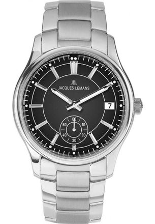 Jacques Lemans 1-2197F Mens Derby Watch - Silver - One Size