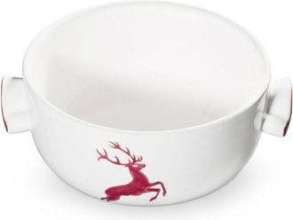 Gmundner Keramik Gmundner Keramik - Gmundner Cer&aacute;mica Ciervo Rojo De Burdeos, Base De Sopera