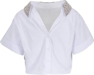 TWP Camicia Forever and Always con decorazione - Bianco