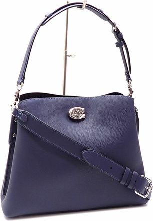 Coach Leather Shoulder Bag (Pre-Owned)