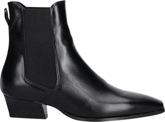 GANT Bassotte Enkellaarzen - Dames - Cowboylaarzen - Zwart - 40 EU - Leer - Schoenen