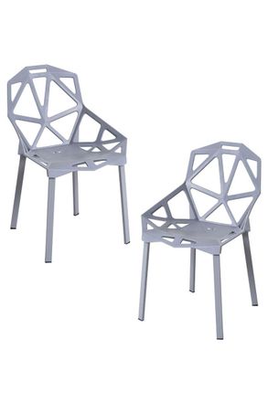 Regalos Miguel Packs Sillas Comedor - Pack 2 Sillas Omega - Gris Oscuro