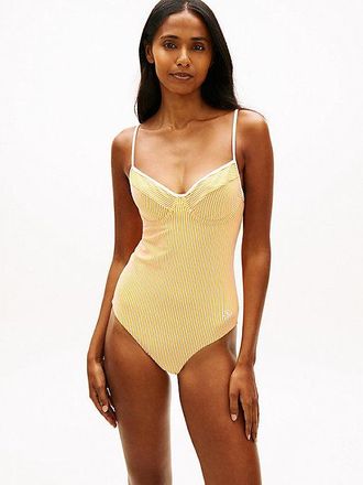 Tommy Hilfiger Essential Seersucker Demi Cup Swimsuit