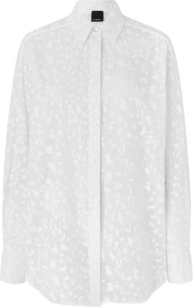 Pinko Camicia con stampa astratta - Bianco